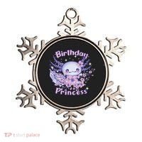 Birthday Princess And Axolotl Birthday Ornament thumb 0