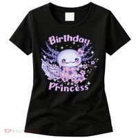 Birthday Princess And Axolotl Birthday Women's T-Shirt thumb 0