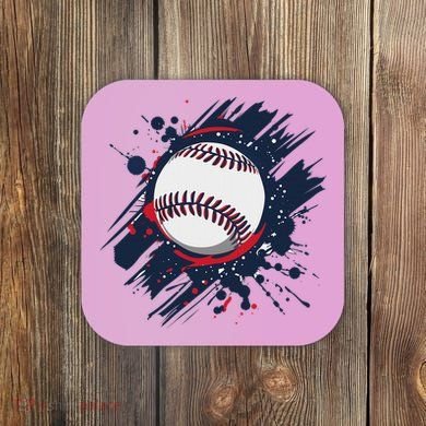 Baseball Player And Fan Coaster