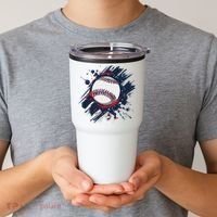 Baseball Player And Fan Tumbler thumb 2