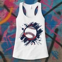 Baseball Player And Fan Women's Tank Top thumb 3