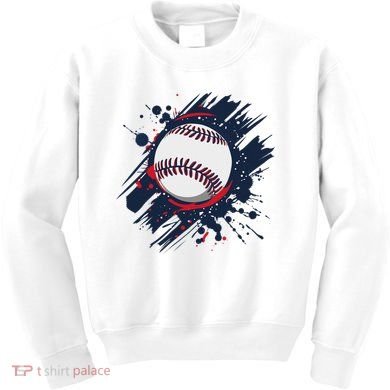 Baseball Player And Fan Kids Sweatshirt