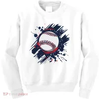 Baseball Player And Fan Kids Sweatshirt thumb 0