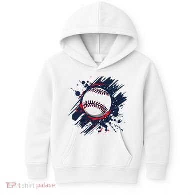 Baseball Player And Fan Kids Hoodie