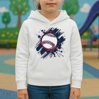 Baseball Player And Fan Kids Hoodie thumb 3