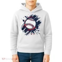 Baseball Player And Fan Kids Hoodie thumb 4