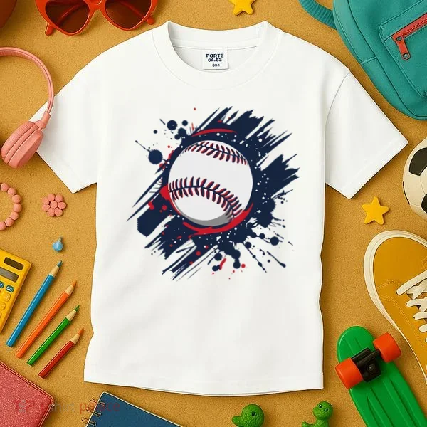 Baseball Player And Fan Kids T-Shirt