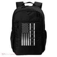Baseball Player American Flag Patriotic Boy Baseball Backpack thumb 0