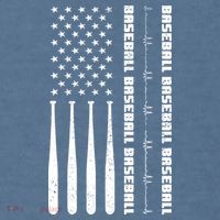 Baseball Player American Flag Patriotic Boy Baseball Comfort Colors Garment-Dyed Hooded Sweatshirt thumb 2