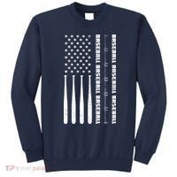 Baseball Player American Flag Patriotic Boy Baseball Sweatshirt thumb 0
