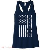 Baseball Player American Flag Patriotic Boy Baseball Women's Tank Top thumb 0