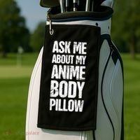 Body Pillow Anime Weeaboo Waifu Golf Towel thumb 2