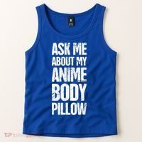 Body Pillow Anime Weeaboo Waifu Tank Top thumb 2