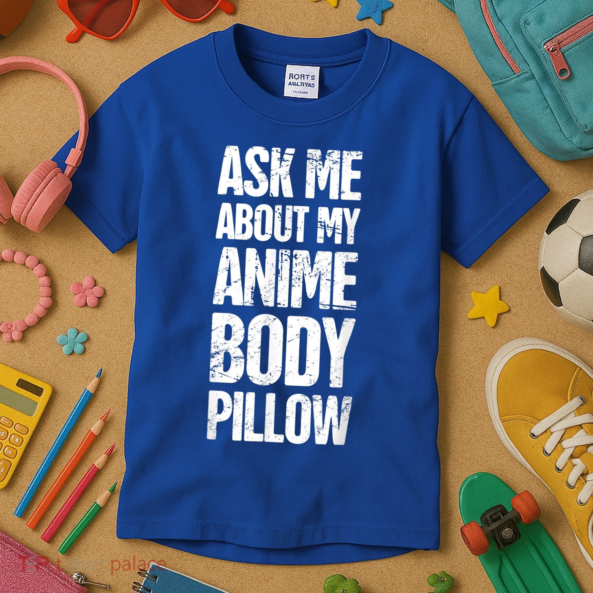 Body Pillow Anime Weeaboo Waifu Kids T-Shirt