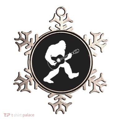 Bigfoot Playing Acoustic Guitar Ornament