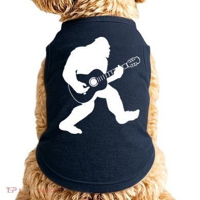 Bigfoot Playing Acoustic Guitar Doggie Tank