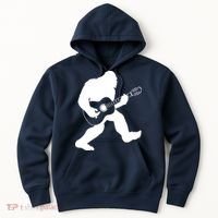 Bigfoot Playing Acoustic Guitar Hoodie thumb 0