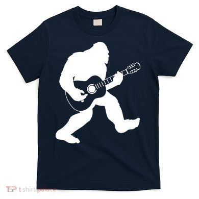 Bigfoot Playing Acoustic Guitar T-Shirt