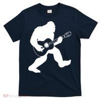 Bigfoot Playing Acoustic Guitar T-Shirt thumb 0