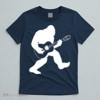 Bigfoot Playing Acoustic Guitar T-Shirt thumb 5