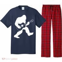 Bigfoot Playing Acoustic Guitar Pajama Set thumb 0