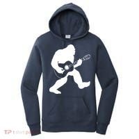 Bigfoot Playing Acoustic Guitar Women's Hoodie thumb 0