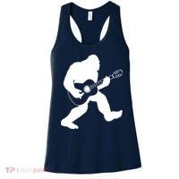Bigfoot Playing Acoustic Guitar Women's Tank Top thumb 0
