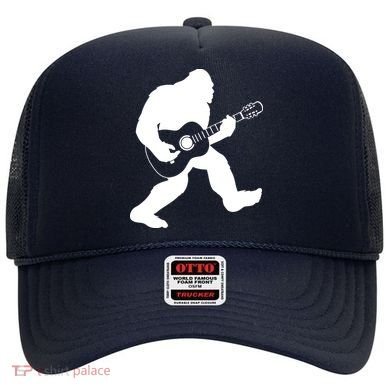 Bigfoot Playing Acoustic Guitar Hat