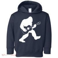 Bigfoot Playing Acoustic Guitar Toddler Hoodie thumb 0