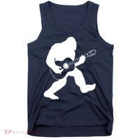 Bigfoot Playing Acoustic Guitar Tank Top thumb 0