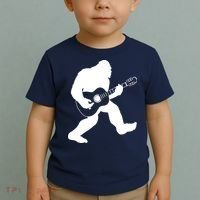 Bigfoot Playing Acoustic Guitar Toddler T-Shirt thumb 2
