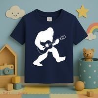 Bigfoot Playing Acoustic Guitar Toddler T-Shirt thumb 3