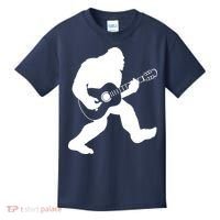Bigfoot Playing Acoustic Guitar Kids T-Shirt thumb 0