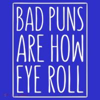 Bad Puns Are How Eye Roll Gift Sarcastic Giffunny Gift Women's Tank Top thumb 5