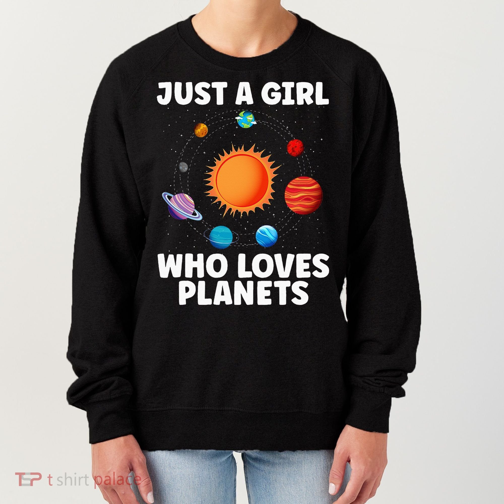 Best Planet Art Solar System Science Outer Space Women's Sweatshirt