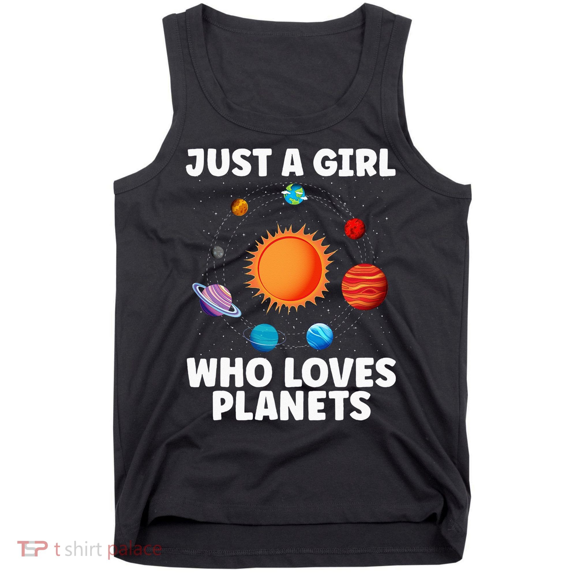 Best Planet Art Solar System Science Outer Space Tank Top
