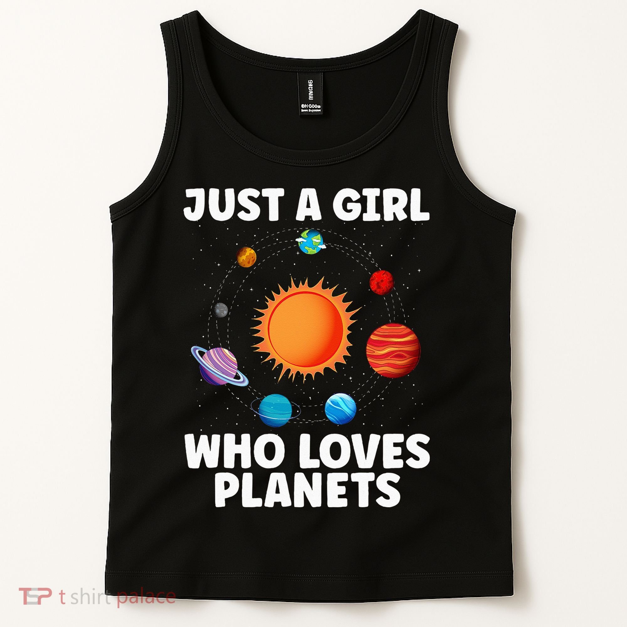 Best Planet Art Solar System Science Outer Space Tank Top