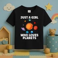 Best Planet Art Solar System Science Outer Space Toddler T-Shirt thumb 3