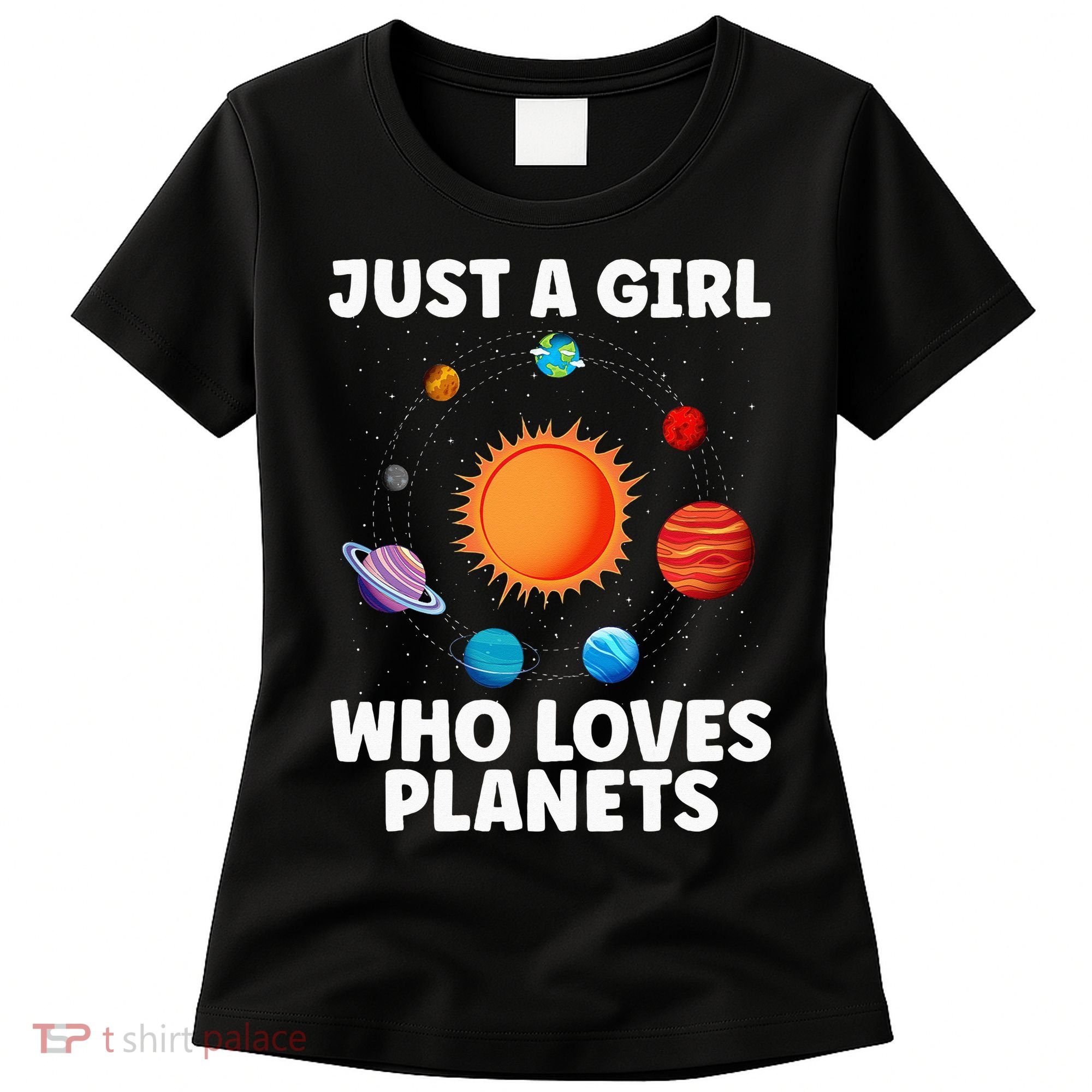 Best Planet Art Solar System Science Outer Space Women's T-Shirt
