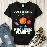 Best Planet Art Solar System Science Outer Space Women's T-Shirt thumb 3