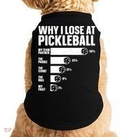 Best Pickleball Art For Sport Pickleball Player Doggie Tank thumb 0