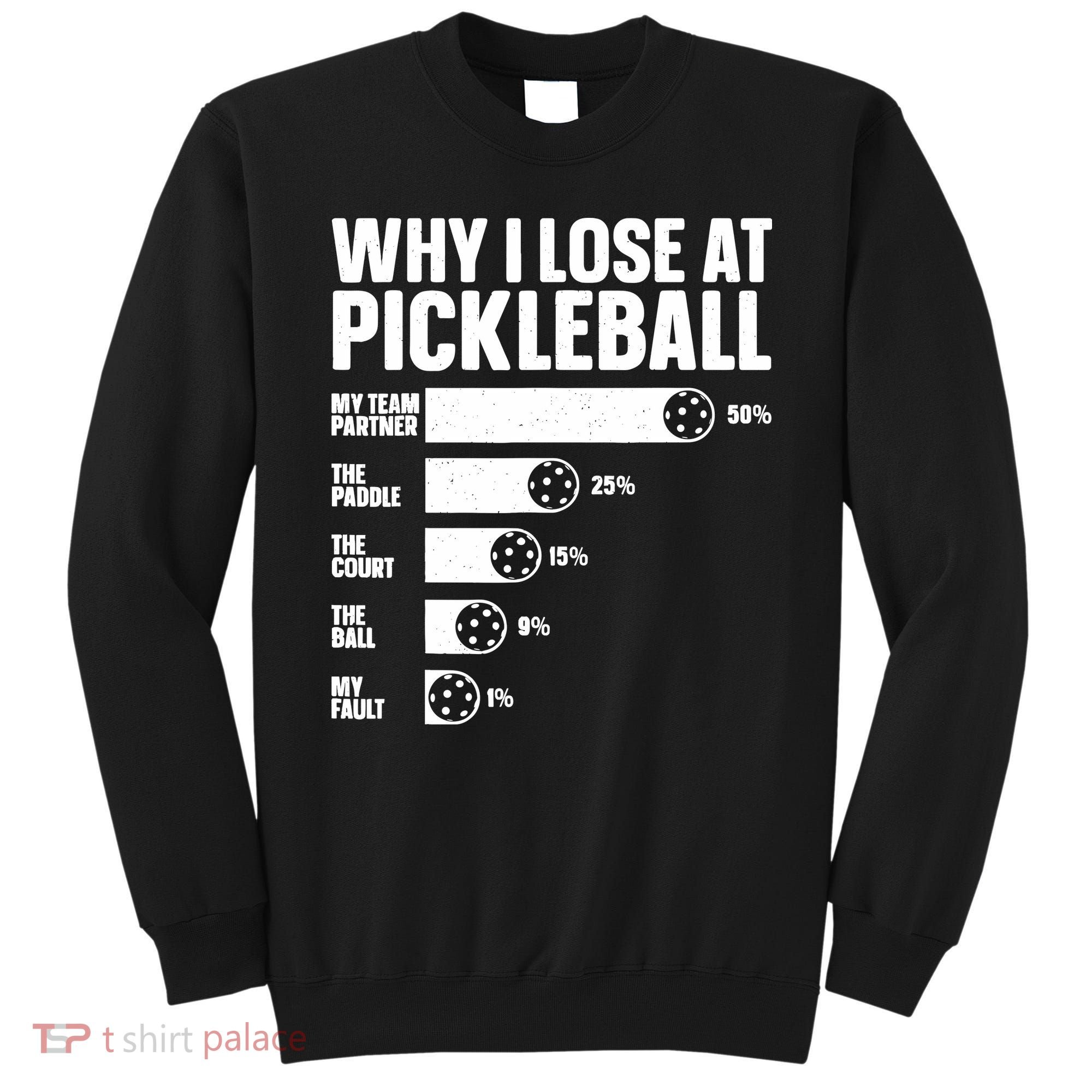 Best Pickleball Art For Sport Pickleball Player Sweatshirt