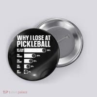Best Pickleball Art For Sport Pickleball Player Button thumb 0