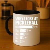 Best Pickleball Art For Sport Pickleball Player Coffee Mug thumb 4