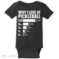 Best Pickleball Art For Sport Pickleball Player Baby Bodysuit thumb 0