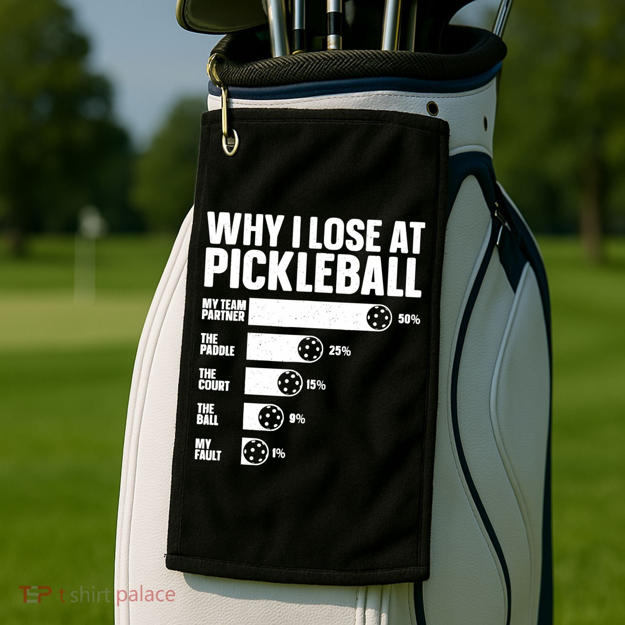 Best Pickleball Art For Sport Pickleball Player Golf Towel