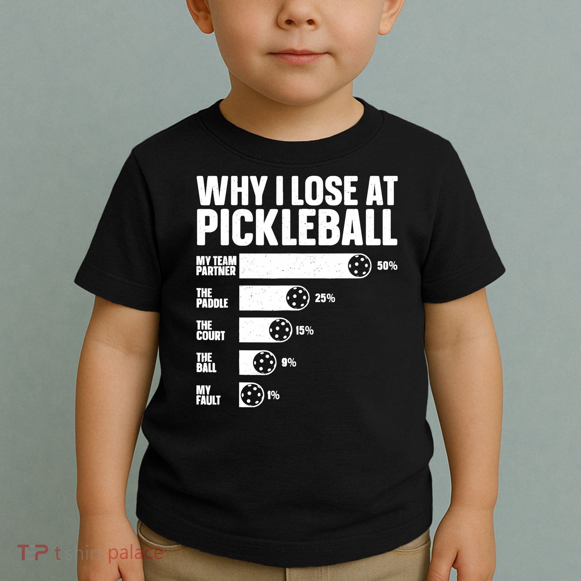 Best Pickleball Art For Sport Pickleball Player Toddler T-Shirt