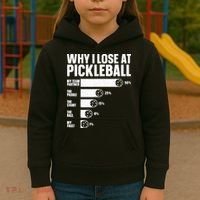 Best Pickleball Art For Sport Pickleball Player Kids Hoodie thumb 3