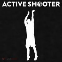 Basketball Player Active Shooter Basketball Lovers Ladies PosiCharge Tri-Blend Wicking Tank thumb 2