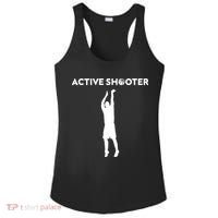 Basketball Player Active Shooter Basketball Lovers Ladies PosiCharge Competitor Racerback Tank thumb 0